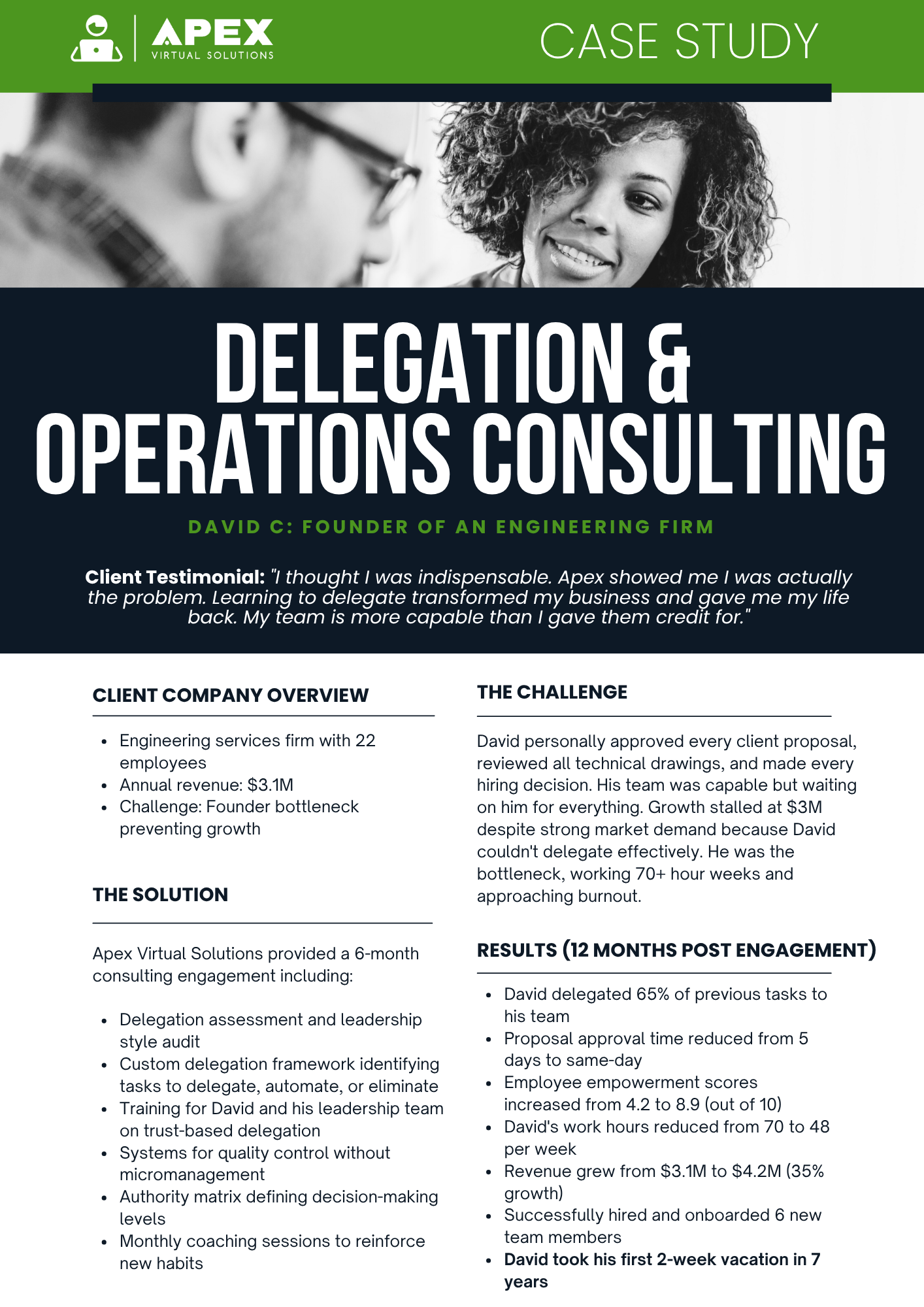 Operations Consulting Case Study